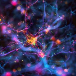 A picture of a neuron