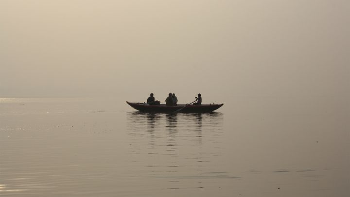 Morning on the Ganges, Varanasi, India. 
